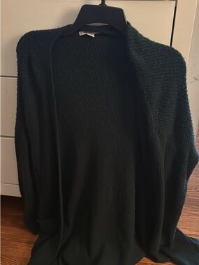 American eagle Cozy Dark Green Open Cardigan